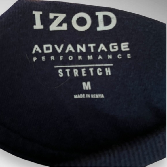 IZOD Men's Advantage Performance Navy & Gray Colorblock Sweatshirt Medium | EUC - Picture 3 of 7